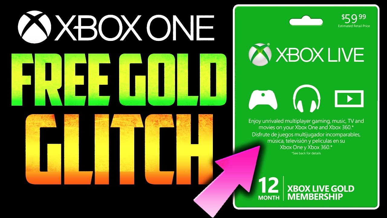 Xbox live gold free standing letters
